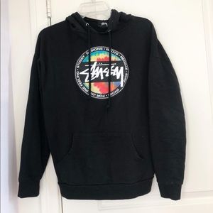 stüssy black hoodie